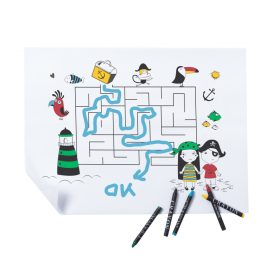 Rozim színezhető tányéralátét