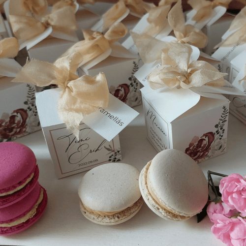Macaron nőnapi díszdobozban
