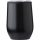 Rozsdamentes acél utazópohár, fekete