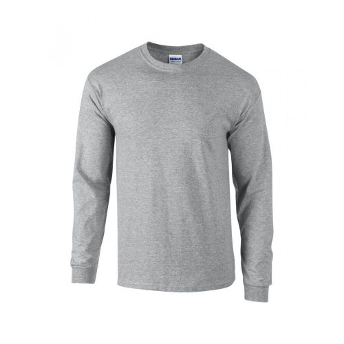 Gildan Ultra férfi hosszúujjú póló, Sport Grey, XL