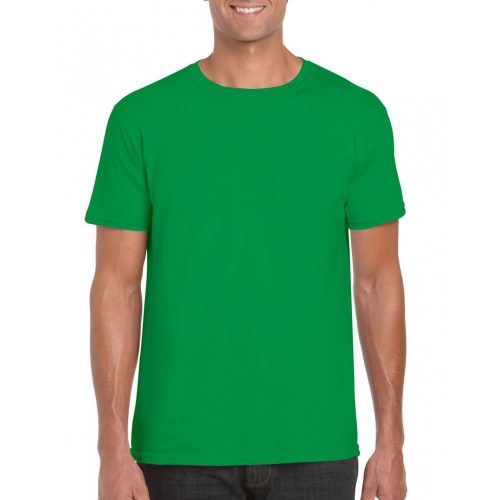 Gildan SoftStyle férfi póló, Irish Green, 4XL