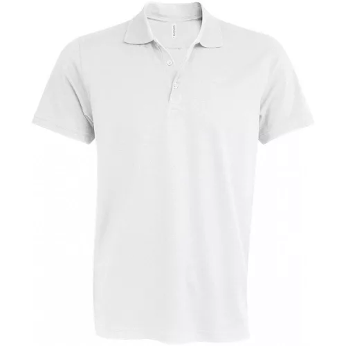 Kariban Mike férfi piké póló, White, 2XL