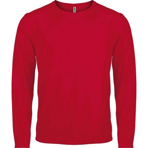 ProAct hosszúujjú férfi sportpóló, Red, XL