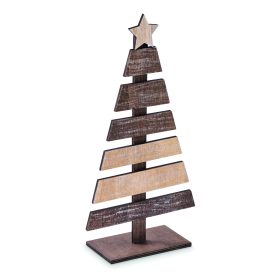 PUINEN Karácsonyfa dekoráció fából, fa