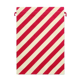 LAUKKU Nagy pamut mikulás tasak, piros