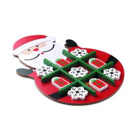 HOHOTOE Karácsonyi amőba játék fából, piros