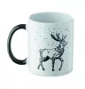 FESTIMUG Karácsonyi kerámia bögre 300ml, deep charcoal grey