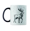 FESTIMUG Karácsonyi kerámia bögre 300ml, deep charcoal grey