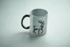 FESTIMUG Karácsonyi kerámia bögre 300ml, deep charcoal grey