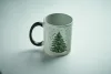 FESTIMUG Karácsonyi kerámia bögre 300ml, sötétzöld