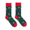 SOC MEDIUM Karácsonyi zokni M méret, zöld