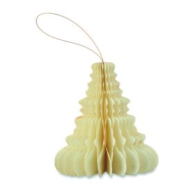 HARMOTREE Papír karácsonyfa függeszték, bézs