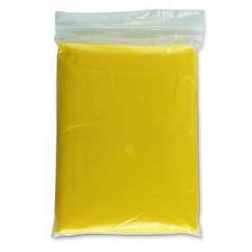 SPRINKLE Műanyag kapucnis esőponcsó, sárga