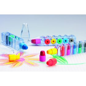 MAGIC 6 színes zsírkréta, áttetszo