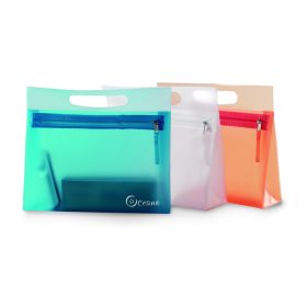 MOONLIGHT Átlátszó kozmetikai táska, kék