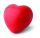 LOVY Szív alakú stresszoldó játék, piros