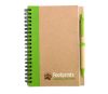 SONORA PLUS B6 újrahaszn. jegyzetfüzet, lime
