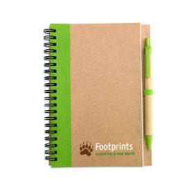 SONORA PLUS B6 újrahaszn. jegyzetfüzet, lime