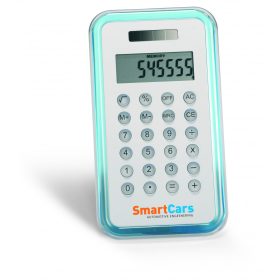 CULCA 8 számjegyes számológép, áttetsző kék