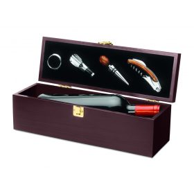 COSTIERES Boros kiegészítők dobozban, fa