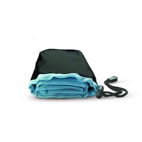 DRYE Sporttörölköző nylon tokban, kék