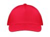 BUZZ 5 paneles baseball sapka, piros