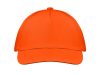 BUZZ 5 paneles baseball sapka, narancssárga