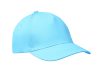 BUZZ 5 paneles baseball sapka, kék