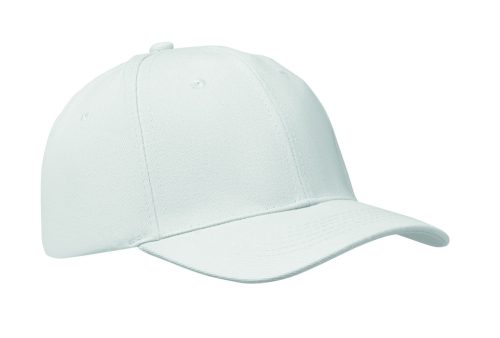 BUFFALO 6 paneles baseball sapka, fehér