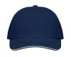 BUFFALO 6 paneles baseball sapka, kék