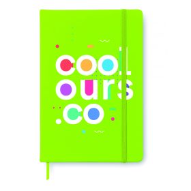 NOTELUX A6 vonalas jegyzetfüzet, lime