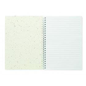 SEED RING A5 magpapír spirálos notesz, fehér