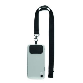 AMESTE Telefontartó nyakpánt, fekete