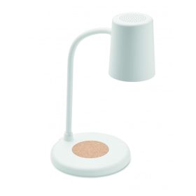 SPOT Vez.n. töltő, lámpa, hangszóró, fehér