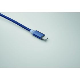 BLUE 4 az 1-ben C típusú töltőkábel, kék