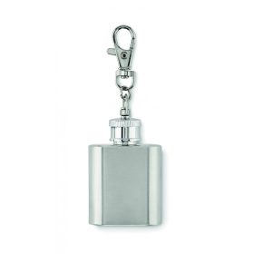 HIPPY Laposüveg kulcstartó, fakó ezüst