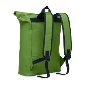 IREA 600D PES roll top hátizsák, sötétzöld