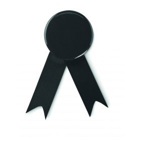 LAZO Szalagos kitűző, fekete
