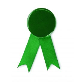 LAZO Szalagos kitűző, zöld