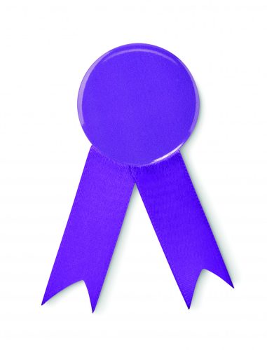 LAZO Szalagos kitűző, lila
