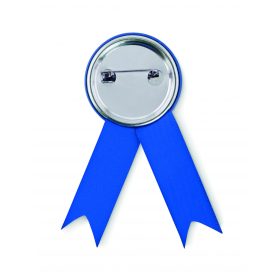 LAZO Szalagos kitűző, áttetsző kék