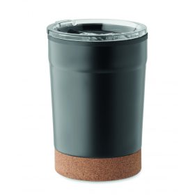 NOMU Duplafalú pohár 300 ml, fekete