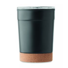 NOMU Duplafalú pohár 300 ml, fekete