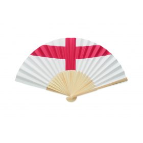 FUNFAN Legyező országzászló dizájnnal, csontszínu