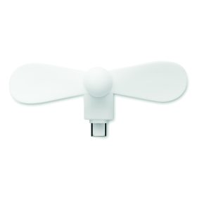 PHAN Hordozható USB ventilátor, fehér