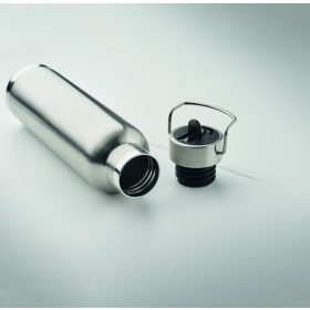 RIFLOW Duplafalú termoszpalack 660 ml, fakó ezüst