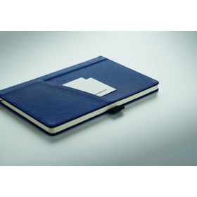 CINCO A5 jegyzetfüzet PU elülső zseb, királykék