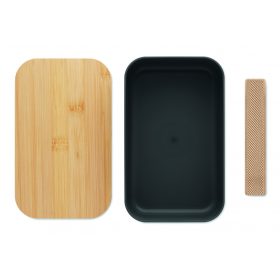 BEIBABOX PLA uzsonnásdoboz 1000 ml, fekete