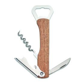 WOOL 3 az 1-ben akáciafa üvegnyitó, fa
