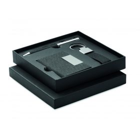 SCRIBI 3 3 darabos dobozos ajándékszett, fekete